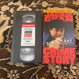 Jackie Chan Crime Story VHS Tape